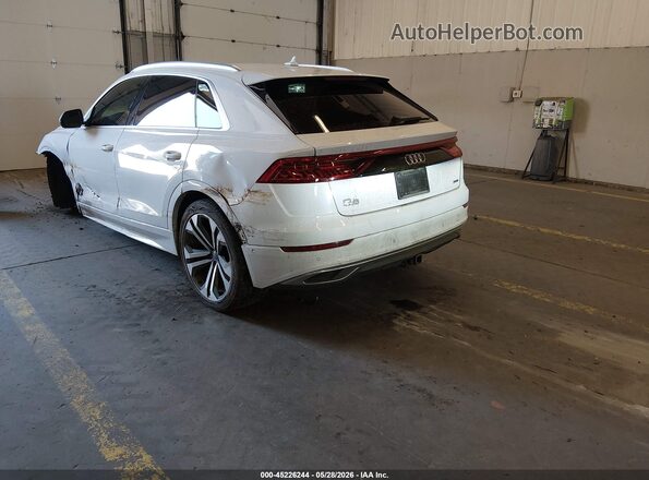WA1CVAF13KD018485 2019 AUDI Q8 White უკანა მარცხენა