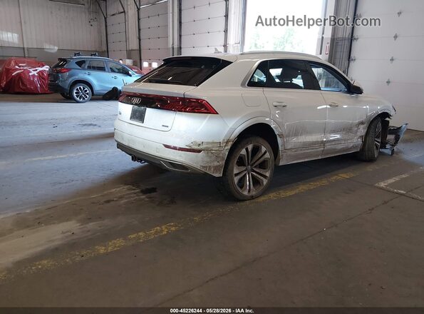 WA1CVAF13KD018485 2019 AUDI Q8 White უკანა მარჯვენა