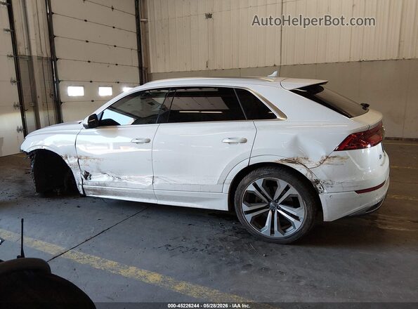 WA1CVAF13KD018485 2019 AUDI Q8 White სალონის 360-გრადუსიანი ხედი