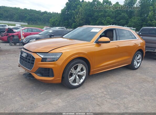 WA1CVAF13KD040129 2019 AUDI Q8 Оранжевый Передняя левая четверть