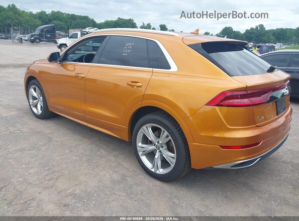 WA1CVAF13KD040129 2019 AUDI Q8 Оранжевый Вид салона спереди