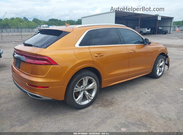 WA1CVAF13KD040129 2019 AUDI Q8 Оранжевый Вид задних сидений