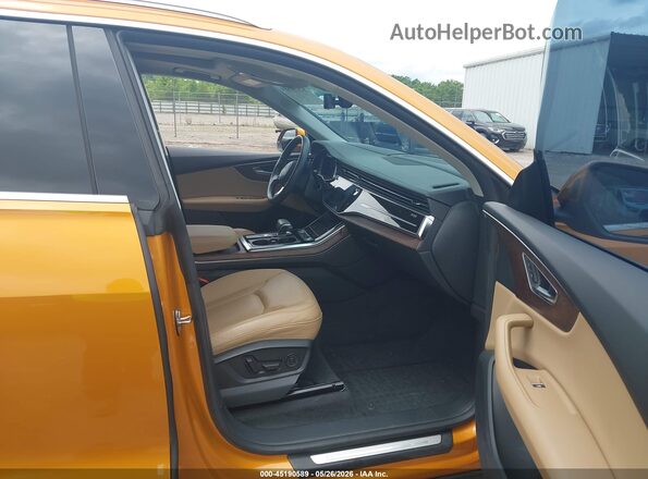 WA1CVAF13KD040129 2019 AUDI Q8 Оранжевый Вид наклейки с VIN-кодом