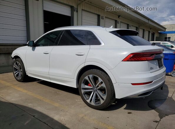 WA1CVAF1XKD015518 2019 AUDI Q8 White Rear left
