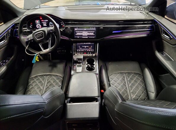 WA1CWBF18ND026718 2022 AUDI SQ8 Black Widok deski rozdzielczej