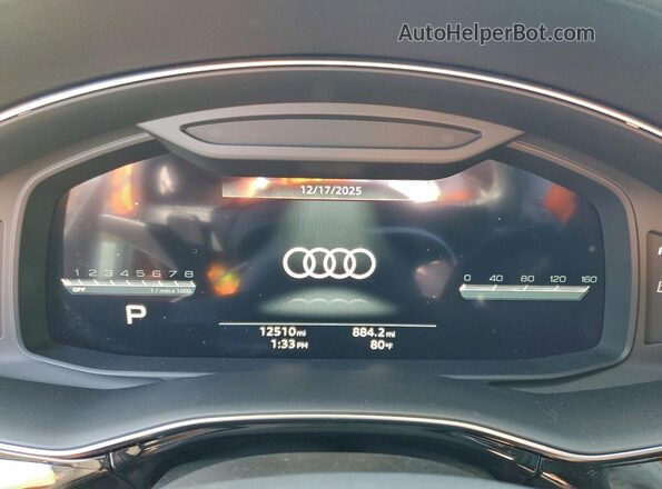 WA1CWBF19MD002216 2021 AUDI SQ8 Gray ხელსაწყოთა პანელის ხედი