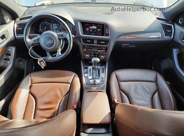 WA1D7AFP6GA136459 2016 AUDI Q5 White Vista del salpicadero