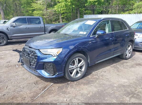 WA1DECF31P1066125 2023 AUDI Q3 Blue Vista tres cuartos delantera izquierda