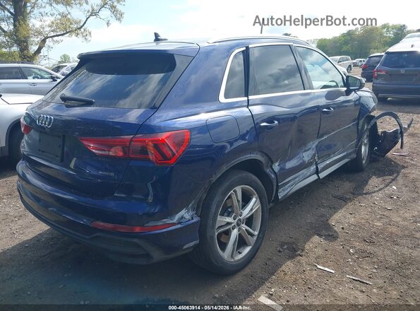 WA1DECF31P1066125 2023 AUDI Q3 Blue Trasero derecho