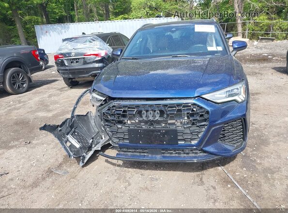 WA1DECF31P1066125 2023 AUDI Q3 Blue Vista del cuadro de instrumentos