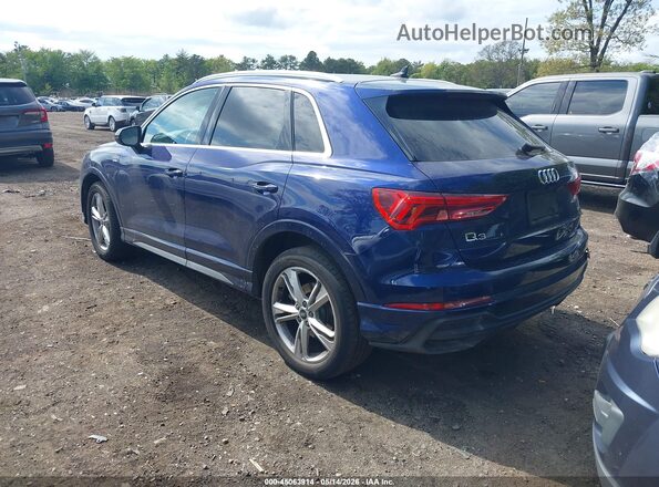 WA1DECF31P1066125 2023 AUDI Q3 Blue Trasero izquierdo