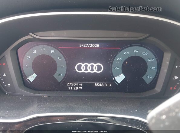 WA1DECF31P1151918 2023 AUDI Q3 Black Հետևի նստատեղերի տեսք