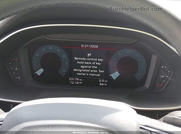 WA1DECF31R1036268 2024 AUDI Q3 Blue Rear seats view