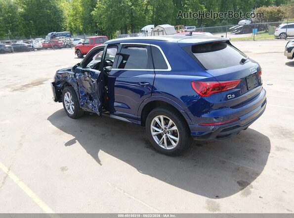 WA1DECF31R1036268 2024 AUDI Q3 Blue Rear left