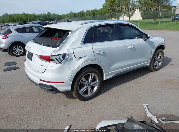 WA1DECF31R1124155 2024 AUDI Q3 Белый Задняя правая четверть