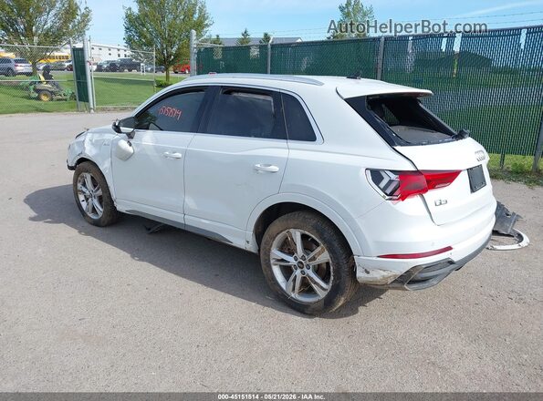 WA1DECF31R1124155 2024 AUDI Q3 Белый Задняя левая четверть
