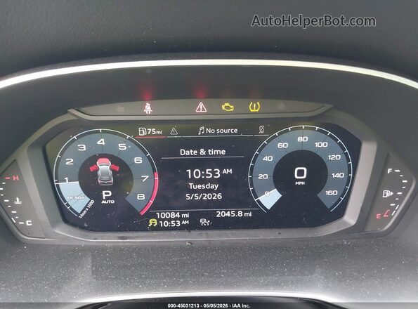 WA1DECF32S1109685 2025 AUDI Q3 Gray Widok tylnych siedzeń