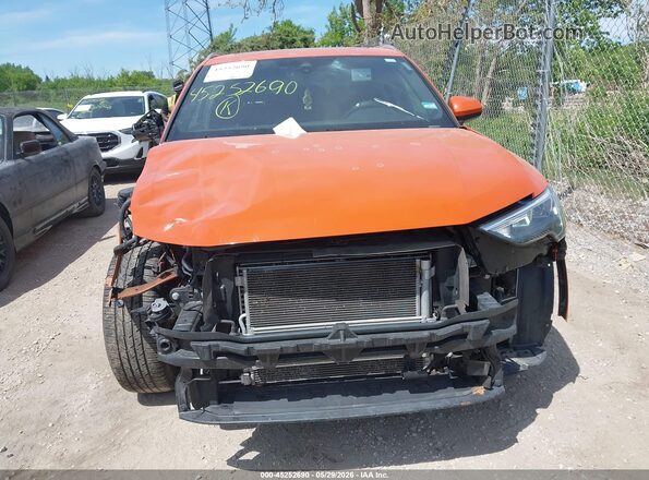WA1DECF33N1149259 2022 AUDI Q3 Orange Սալոնի հետևի տեսք