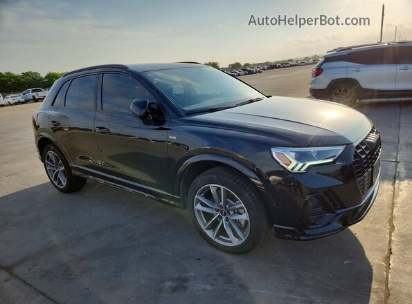 WA1DECF33S1069259 2025 AUDI Q3 Черный Передняя правая четверть