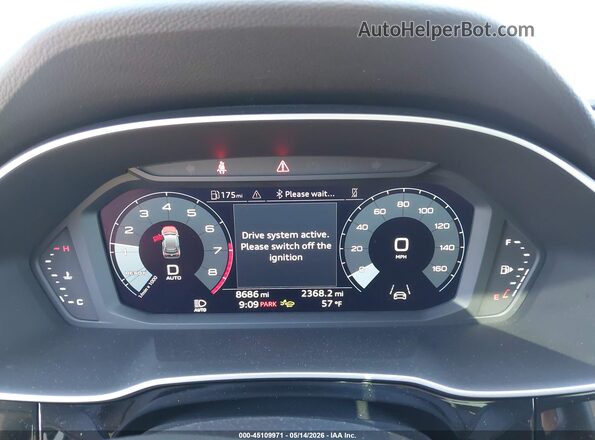 WA1DECF33S1085557 2025 AUDI Q3 Gray Вид задніх сидінь