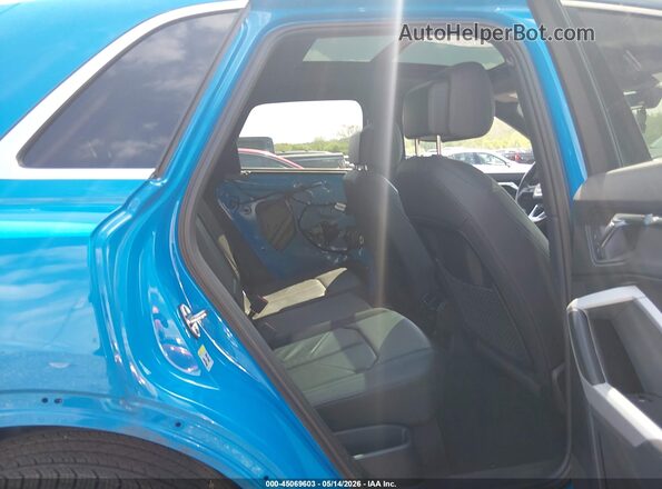 WA1DECF34P1078415 2023 AUDI Q3 Blue Вид наклейки з VIN-кодом