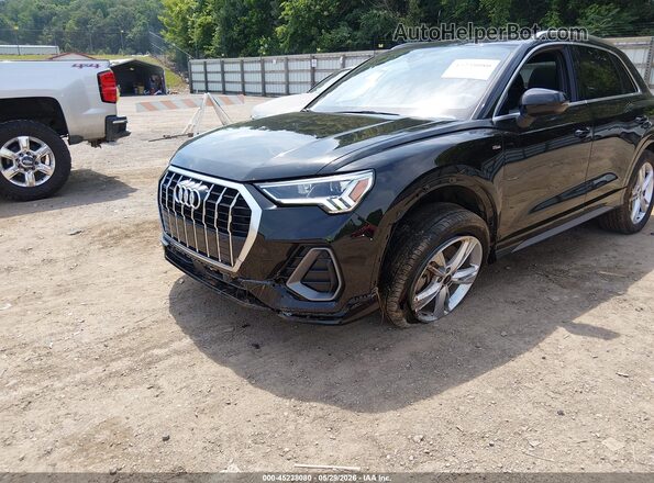 WA1DECF34R1117233 2024 AUDI Q3 Черный Вид спереди