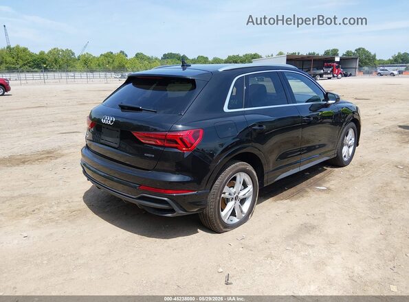 WA1DECF34R1117233 2024 AUDI Q3 Черный Задняя правая четверть