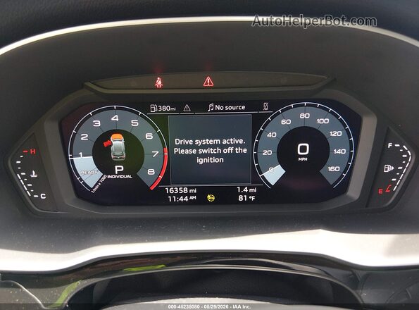 WA1DECF34R1117233 2024 AUDI Q3 Черный Вид задних сидений