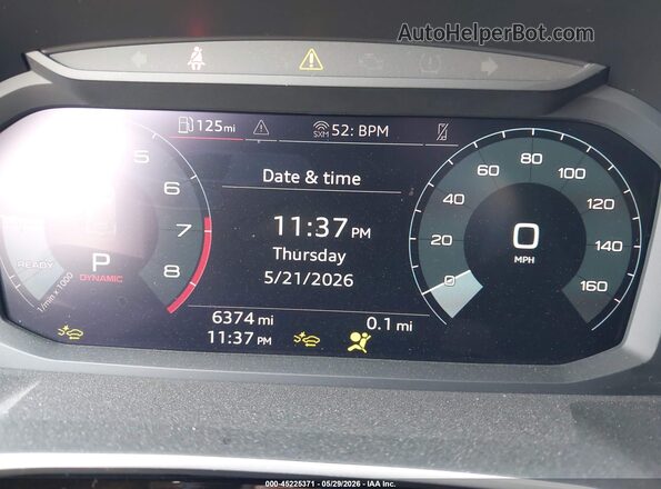 WA1DECF35S1081428 2025 AUDI Q3 Черный Вид задних сидений