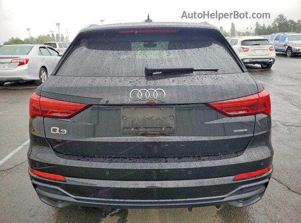 WA1DECF36L1124787 2020 AUDI Q3 Black Հետևի տեսք