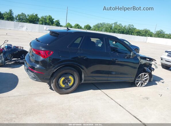 WA1DECF36P1128845 2023 AUDI Q3 Black Սալոնի հետևի տեսք