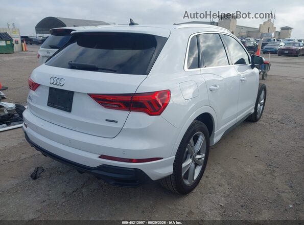WA1DECF37L1010524 2020 AUDI Q3 White Trasero derecho