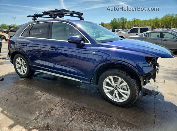 WA1DECF38R1021850 2024 AUDI Q3 Blue Front right