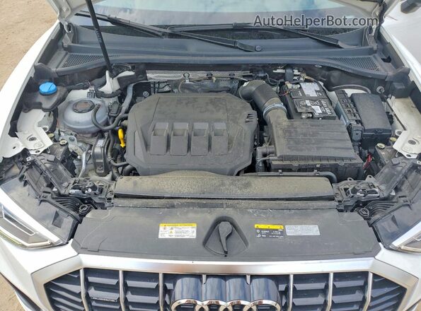 WA1DECF38R1127831 2024 AUDI Q3 White ძრავის განყოფილების ხედი