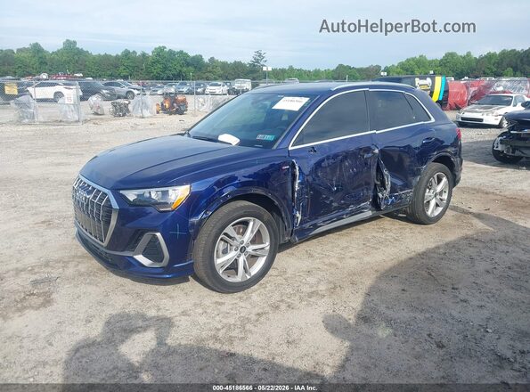 WA1DECF3XN1055573 2022 AUDI Q3 Blue Przód lewy