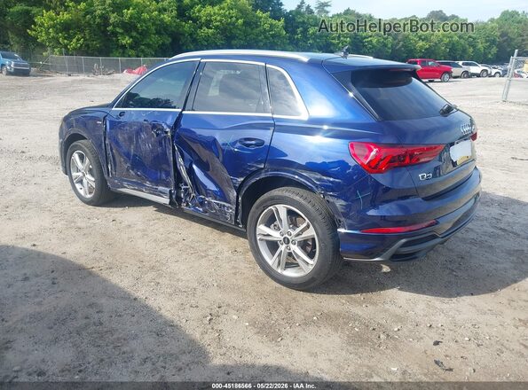 WA1DECF3XN1055573 2022 AUDI Q3 Blue Tył lewy
