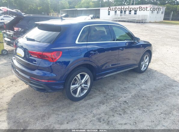 WA1DECF3XN1055573 2022 AUDI Q3 Blue Tył prawy
