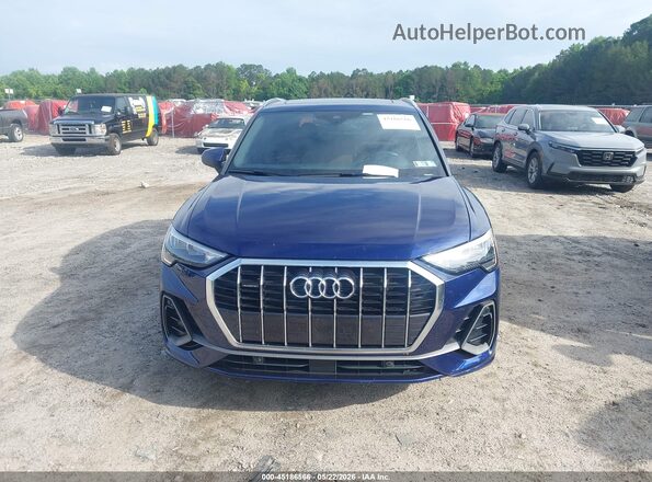 WA1DECF3XN1055573 2022 AUDI Q3 Blue Widok zestawu wskaźników