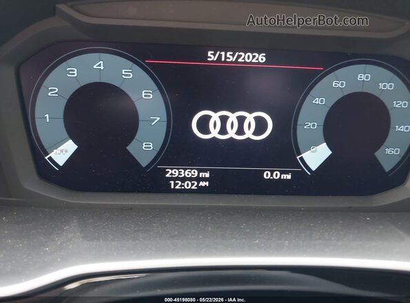 WA1DECF3XR1109962 2024 AUDI Q3 Gray უკანა სავარძლების ხედი