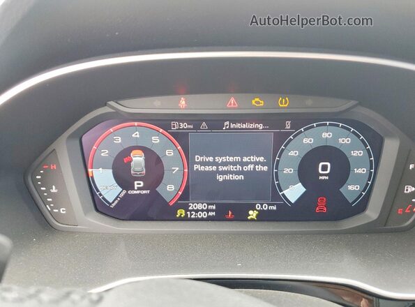 WA1DECF3XS1094417 2025 AUDI Q3 Black Սարքավորումների վահանակի տեսք