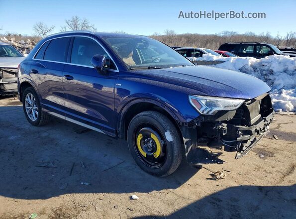 WA1DEDF34R1039560 2024 AUDI Q3 Blue Передня права чверть