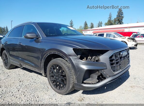 WA1DVAF11KD007828 2019 AUDI Q8 Gray Vista frontal