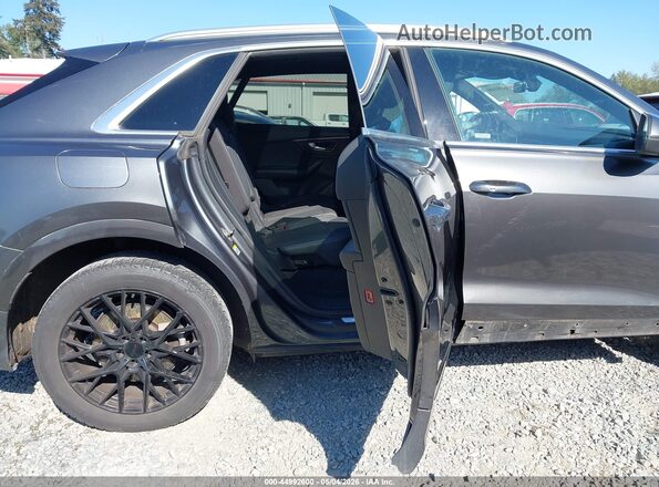 WA1DVAF11KD007828 2019 AUDI Q8 Gray Vista de la etiqueta del VIN