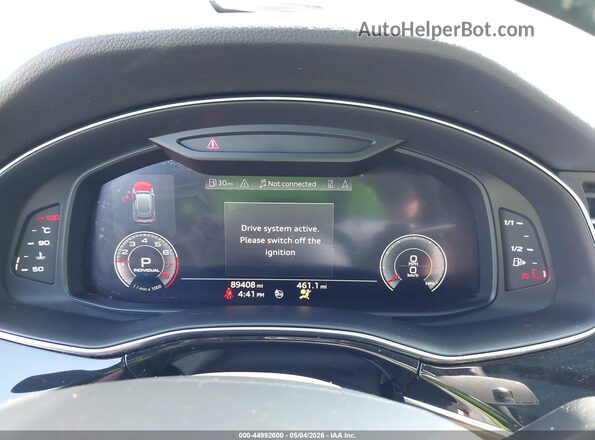 WA1DVAF11KD007828 2019 AUDI Q8 Gray Vista de los asientos traseros