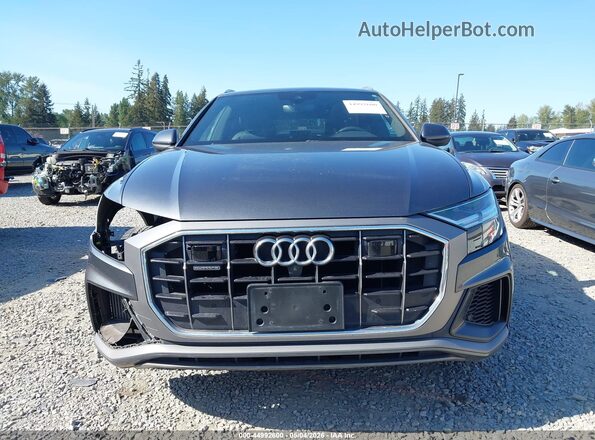 WA1DVAF11KD007828 2019 AUDI Q8 Gray Vista interior trasera