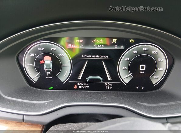 WA1E2AFY0N2088587 2022 AUDI Q5 Black Vista de los asientos traseros