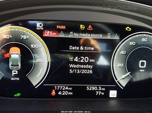 WA1E2AFY7S2006270 2025 AUDI Q5 Black Vista de los asientos traseros