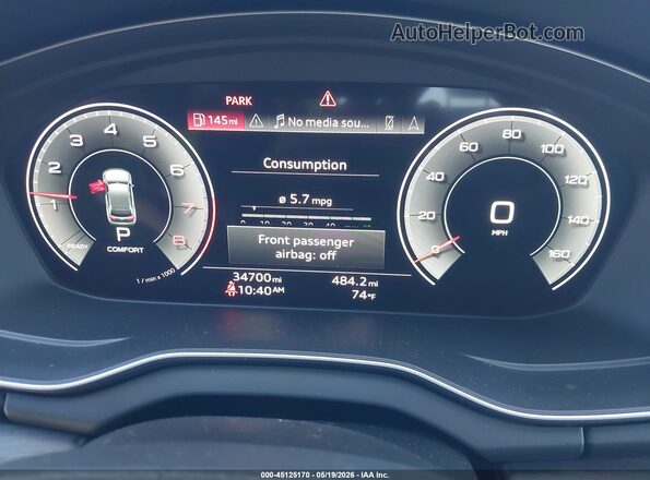 WA1EAAFY7P2105147 2023 AUDI Q5 Black Вид задніх сидінь