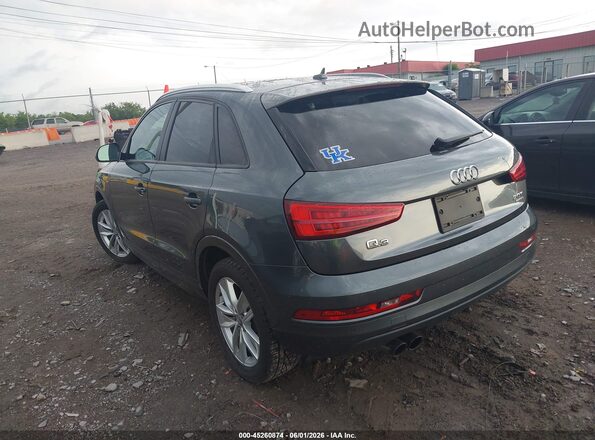 WA1ECCFS1JR004122 2018 AUDI Q3 Серый Задняя левая четверть