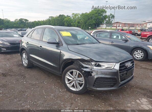 WA1ECCFS1JR004122 2018 AUDI Q3 Серый Вид задней части салона